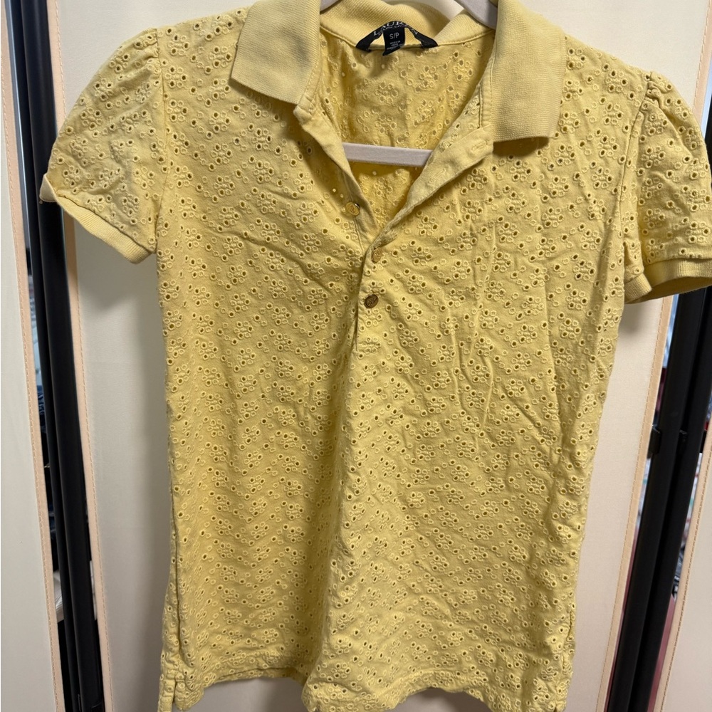 Ralph Lauren Yellow Casual Button Down Shirt
